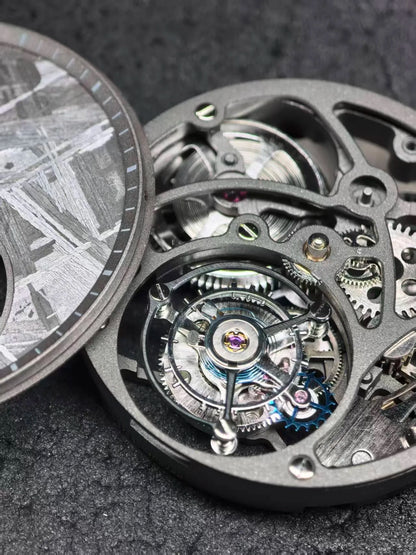 Iron Meteorite Tourbillon Sapphire Mechanical Watch 42mm