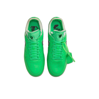 OFF WHITE X Nike Air Force 1 Skateboard Shoes Unisex Low Top Green/Silver DX1419-300