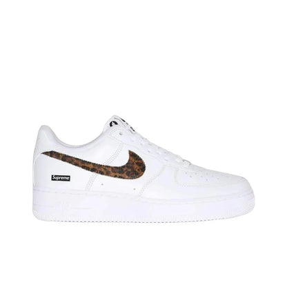 Nike x Supreme X GOODENOUGH Air Force 1 Abrasion Resistant Low top Skateboard Shoes Unisex White IM3483-100