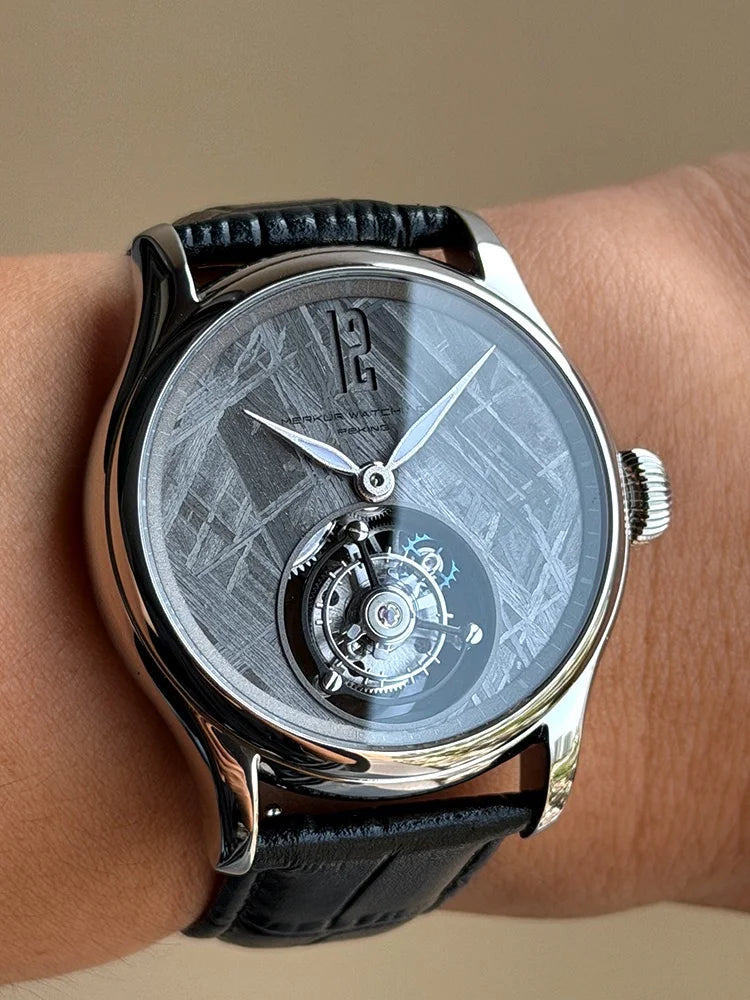 Iron Meteorite Tourbillon Sapphire Mechanical Watch 42mm