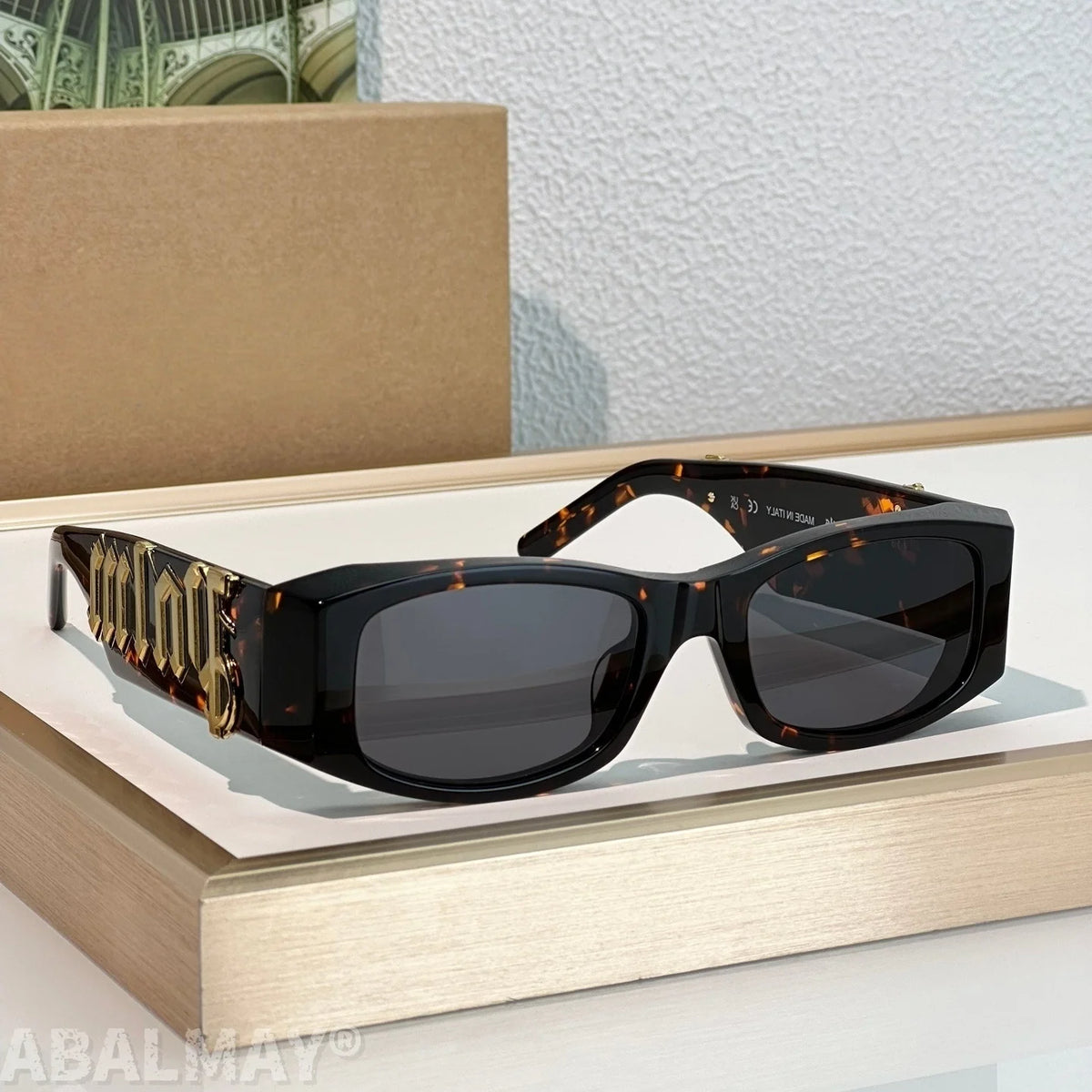 ABALMAY PERI007 51-19-145 Top Quality Mens Sunglasses for Women Classic Punk Luxury Acetate UV400 Designer Sunglasses With Box
