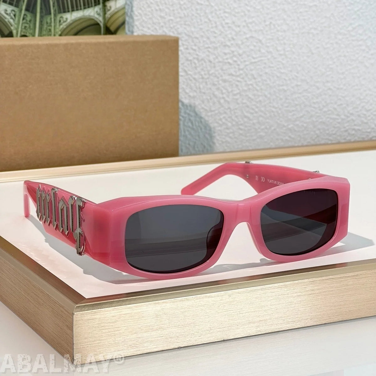 ABALMAY PERI007 51-19-145 Top Quality Mens Sunglasses for Women Classic Punk Luxury Acetate UV400 Designer Sunglasses With Box