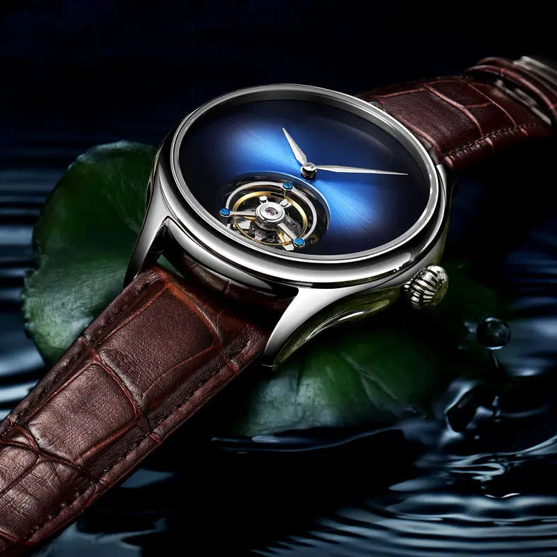 Vexaro Luxury Tourbillon Skeleton Mechanical Watch | Vexaro