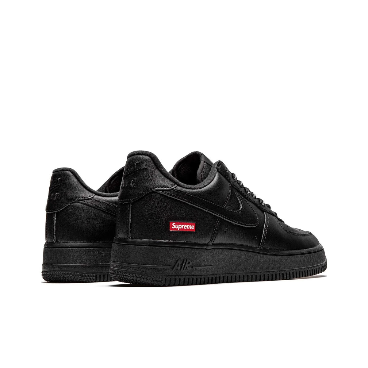 Nike x Supreme Air Force 1 Box Logo Fashion Low top Skateboard Shoes Unisex Black CU9225-001