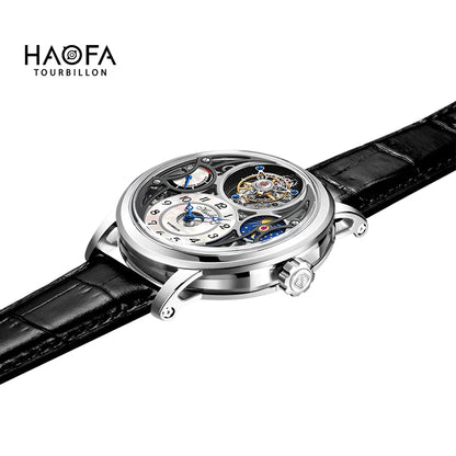 Tourbillon Moon Phase Skeleton Sapphire Watch | Vexaro