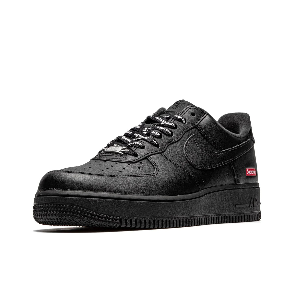 Nike x Supreme Air Force 1 Box Logo Fashion Low top Skateboard Shoes Unisex Black CU9225-001