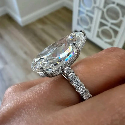 ANSTER Lab Grown Diamond Pear Cut IGI D VVS1 Loose Diamond 20ct 30ct CVD Big Carat Lab Diamond Customized Fine Engagement Ring