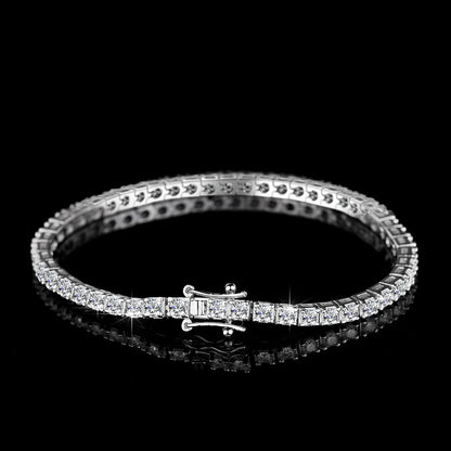 Vexaro 18K Gold Moissanite Tennis Bracelet 2.5MM D Color