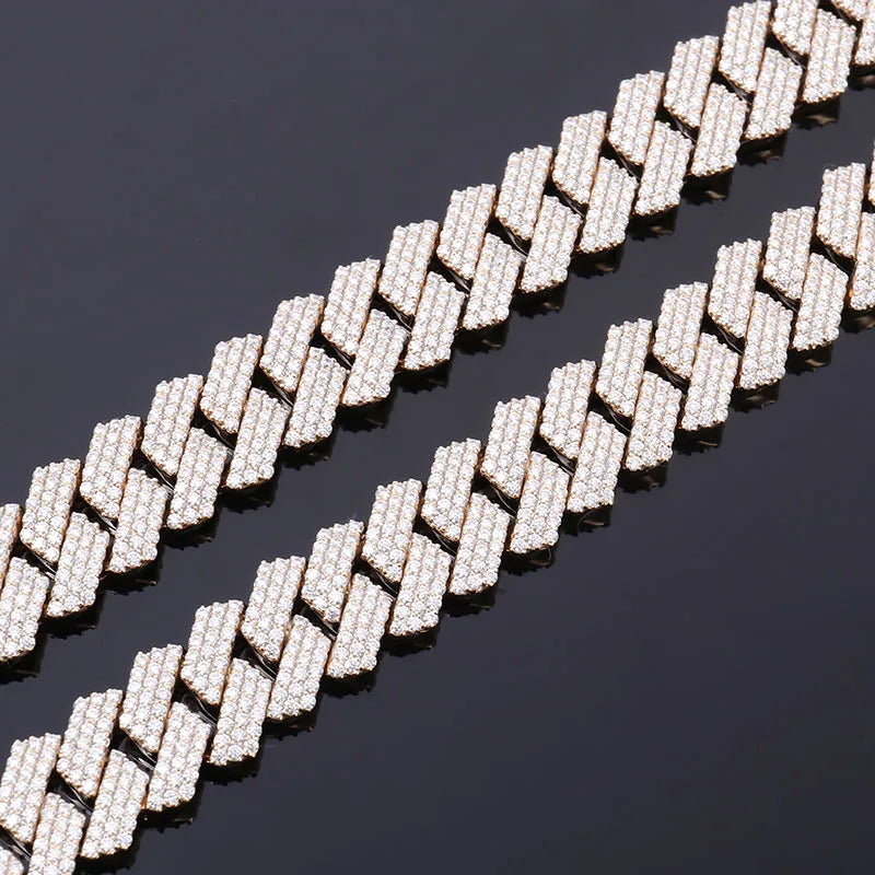 Diamond-studded bracelet on a dark background