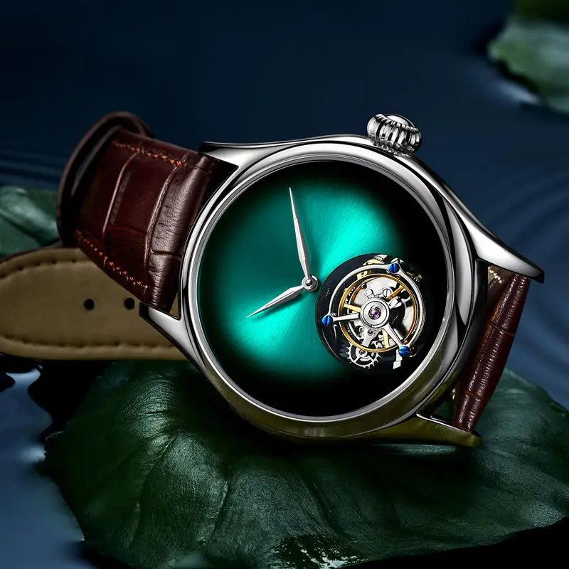 Vexaro Luxury Tourbillon Skeleton Mechanical Watch | Vexaro