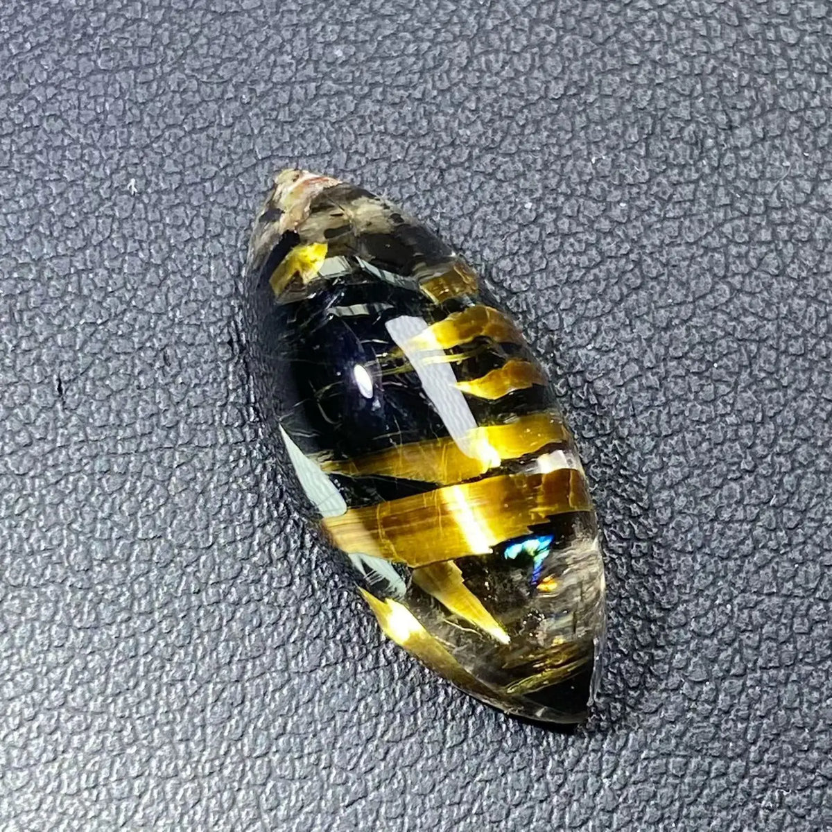 Natural Gold Rutilated Quartz Pendant Rutilated Quartz Jewelry 23*10*7mm Men Women Brazil AAAAAAA