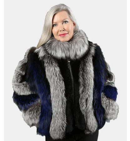 Women's Real Fox Fur Winter Jacket – Vexaro