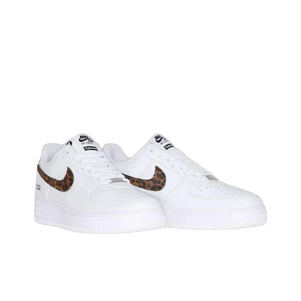 Nike x Supreme X GOODENOUGH Air Force 1 Abrasion Resistant Low top Skateboard Shoes Unisex White IM3483-100